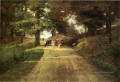 Une Indiana Road Impressionniste Indiana Paysages Théodore Clement Steele
